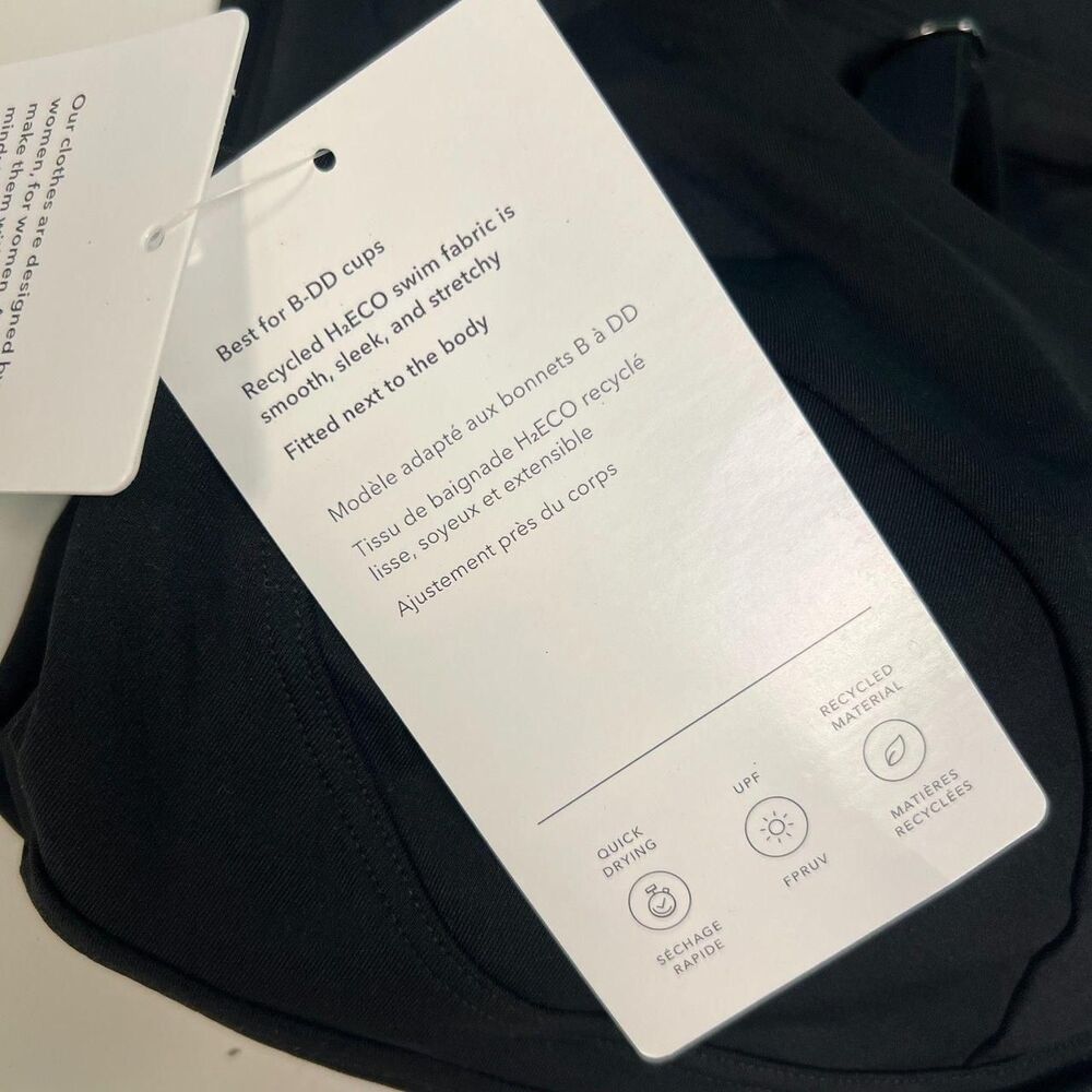 Athleta Women's Black Swimsuit-one-piece - Picture 5 of 5